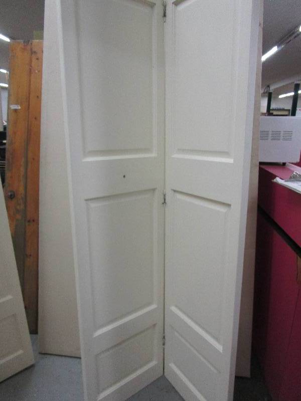 2 wooden closet doors, 35 12X 79 12