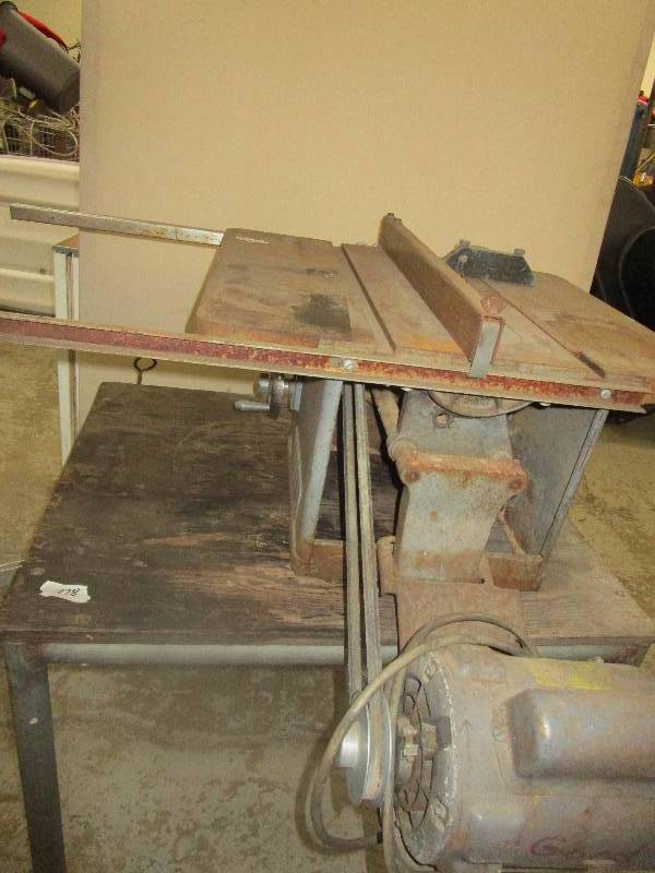 Band saw on table- not tested
