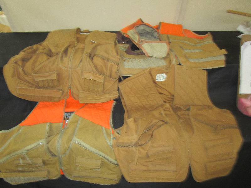 4-Hunting vests and 17-12 gauge shells