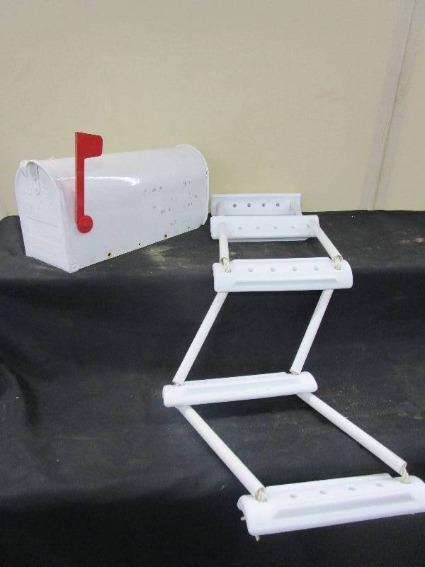 Mailbox and Ladder
