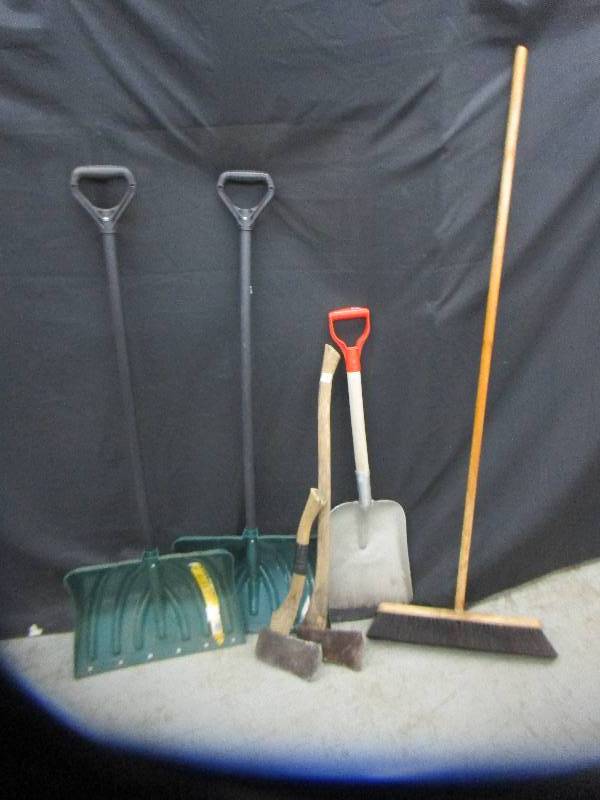 Shovels and axes all to go