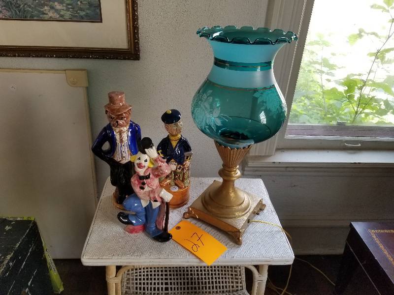 Lamp and Figurines