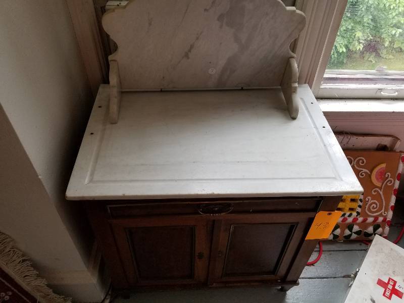 Marble top dresser