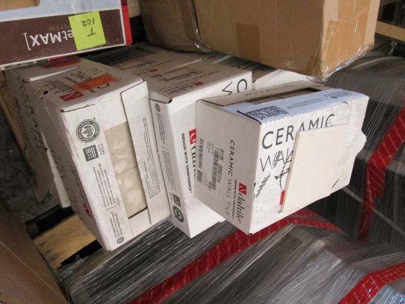 9 Cases Daltile Almond 6 in. x 6 in...