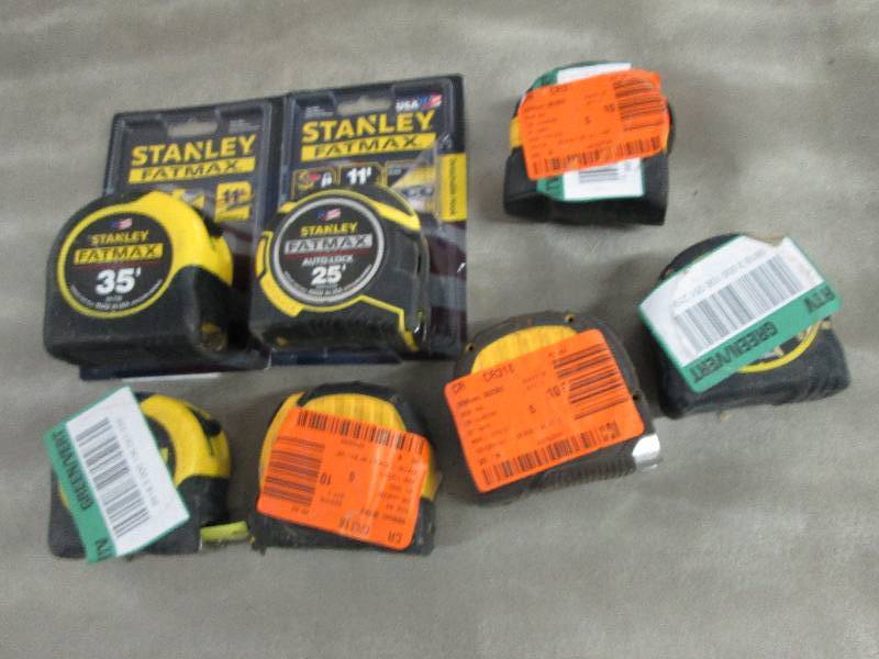 Lot of 7 Measuring Tapes in various...