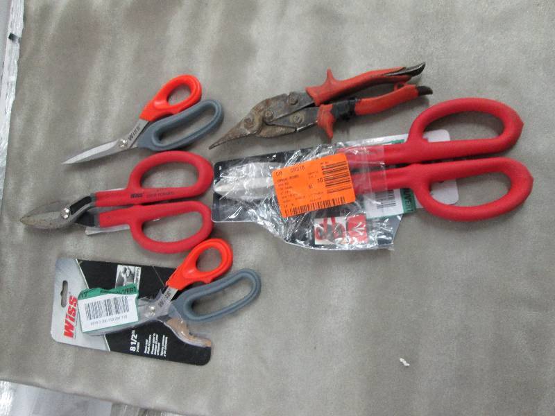 Lot of 5 Assorted Snips & Scissors...