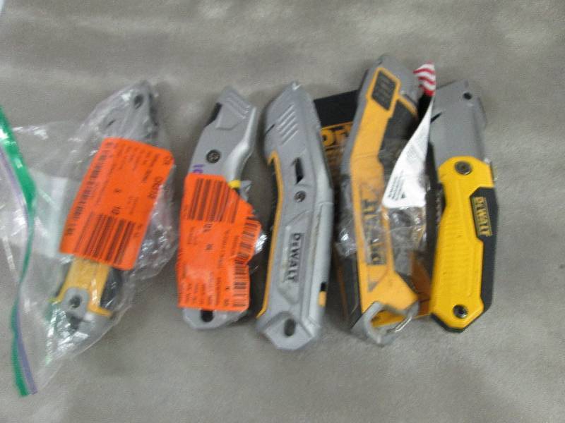 Lot of 5 Utility Knives...