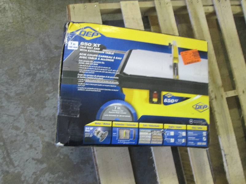 QEP 34 HP Wet Tile Saw with 7 in. ...
