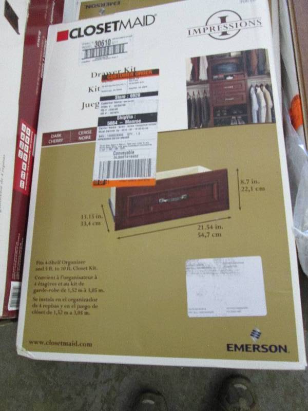 Lot of 2 ClosetMaid Impressions 21....