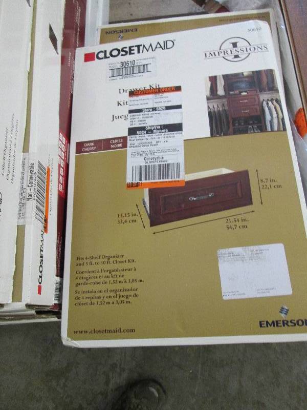 Lot of 2 ClosetMaid Impressions 21....