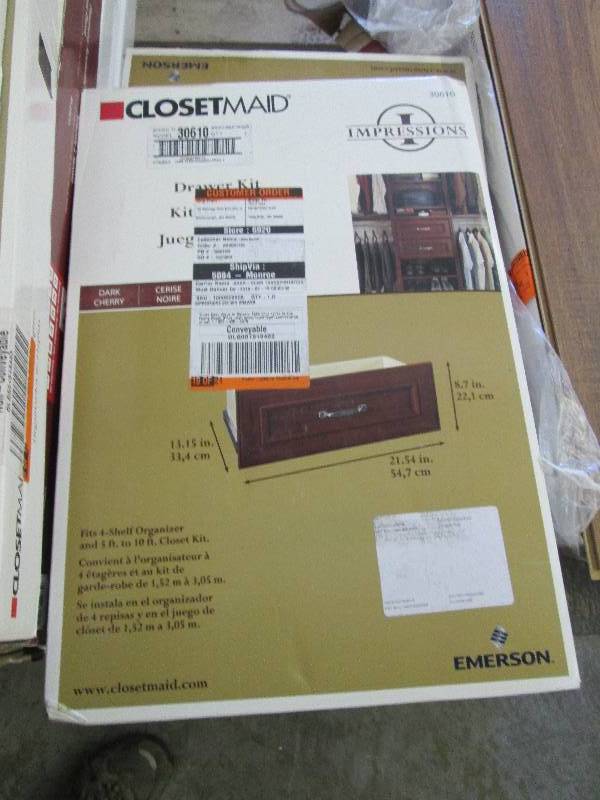 Lot of 2 ClosetMaid Impressions 21....