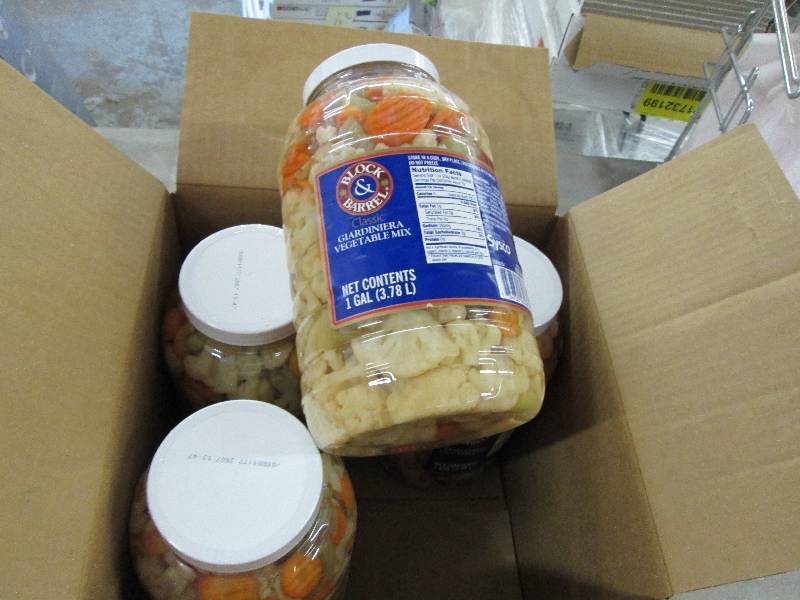 Case of 4 Gallon Jars Block & Barre...