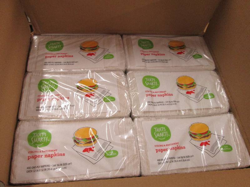 Large Case of 18-400pks of Paper On...