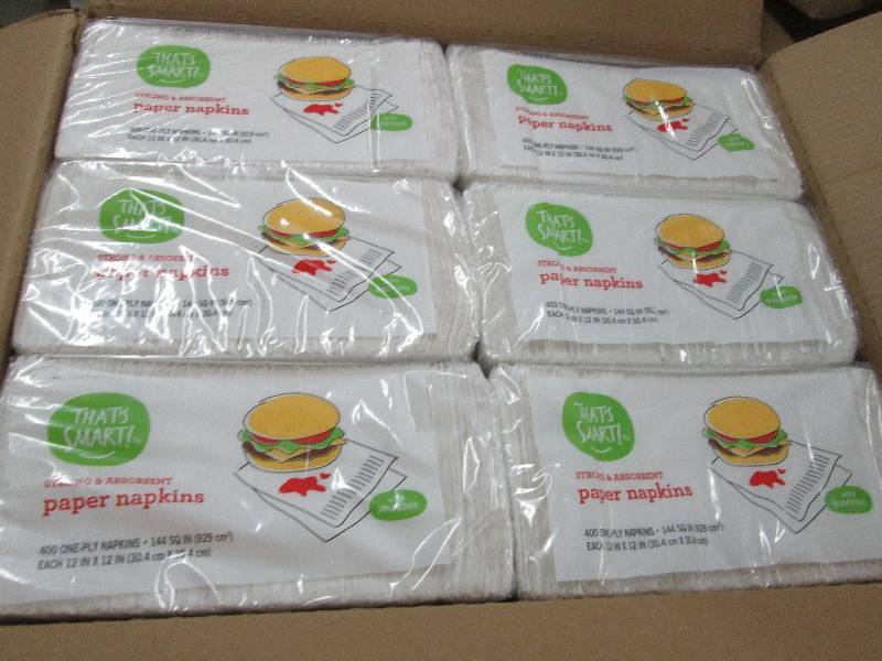 Large Case of 18-400pks of Paper On...