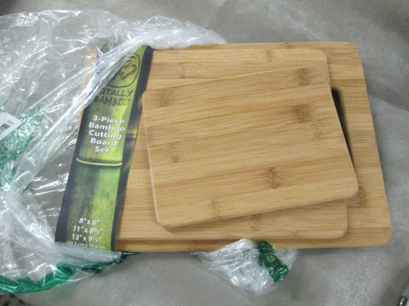 3 pc Bamboo Cutting Board Set...