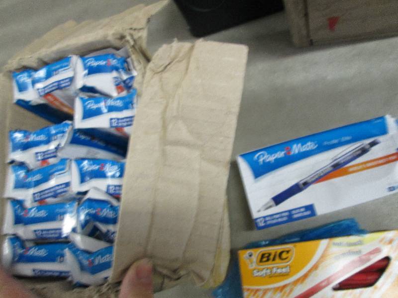 11 Packs of 12 Papermate Blue Ball ...