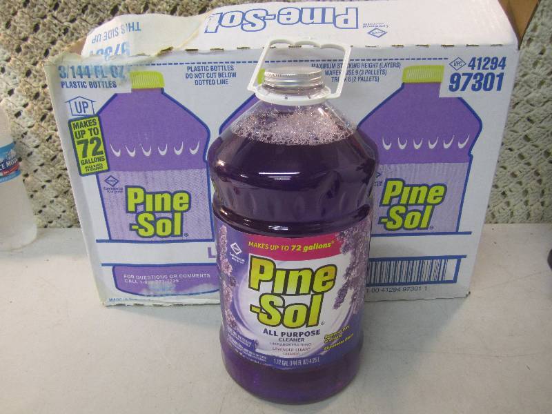 lot 42 image: Case of 3 Large Pine-Sol All Purpos...