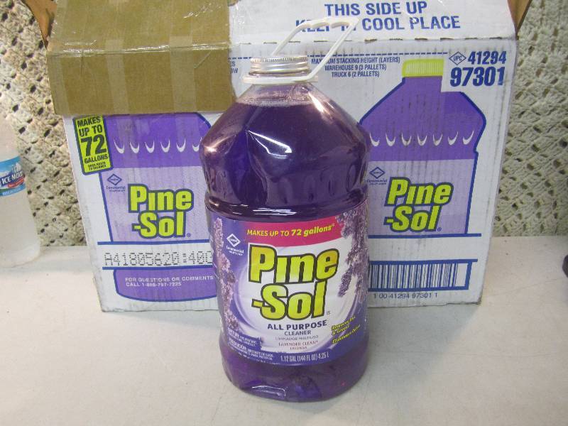 lot 43 image: Case of 3 Large Pine-Sol All Purpos...