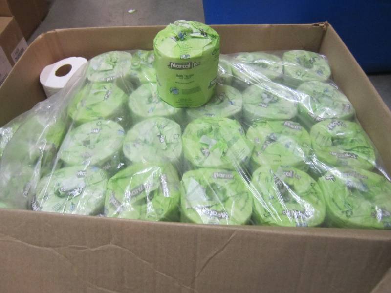 lot 48 image: Box of 48 Rolls of Bath Tissue  RMT...