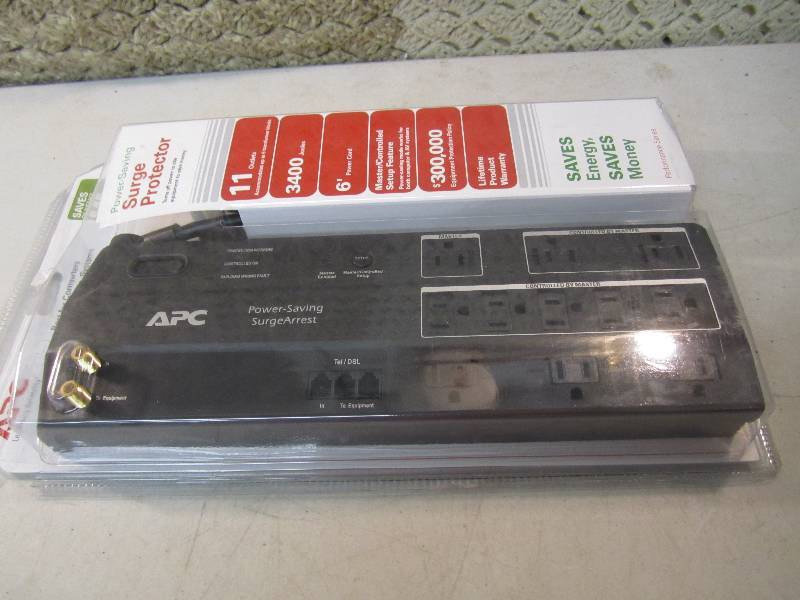 lot 63 image: APC SurgeArrest Power Strip Surge P...