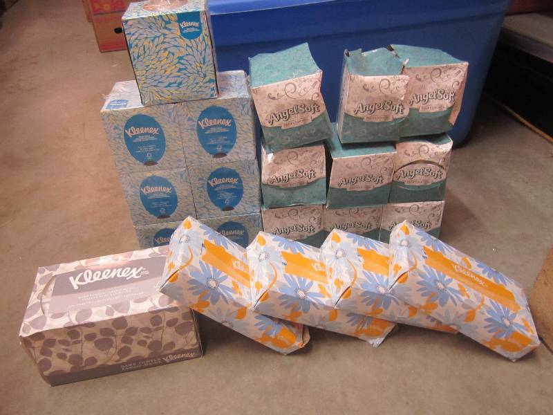 lot 79 image: Mixed Lot of 21 Boxes of Facial Tis...