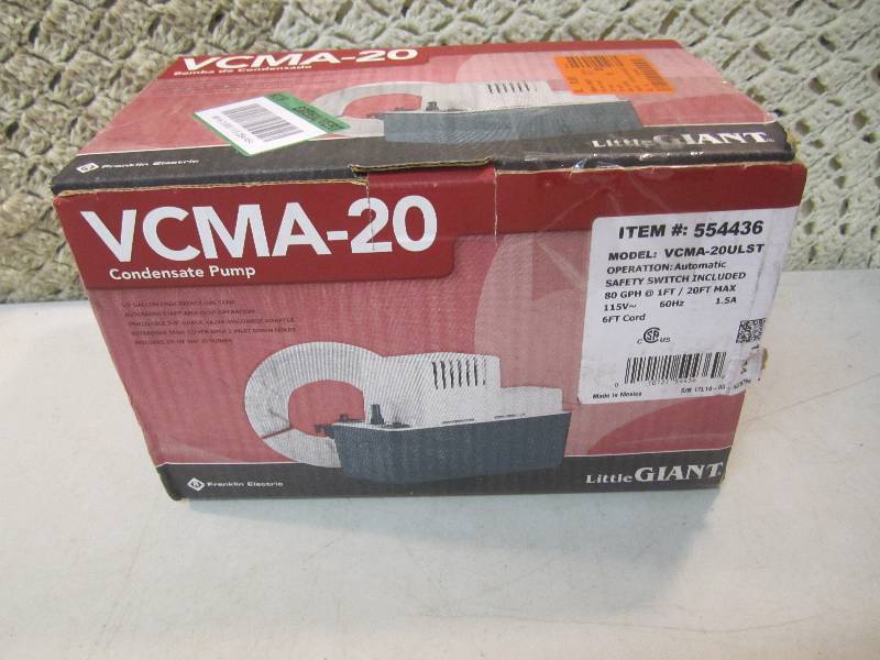lot 86 image: Little Giant VCMA-20ULST Condensate...
