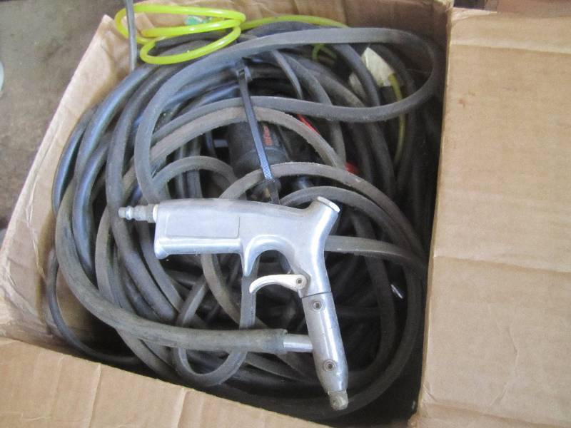 lot 98 image: Box Full of Belts Hoses Fuel Lines ...