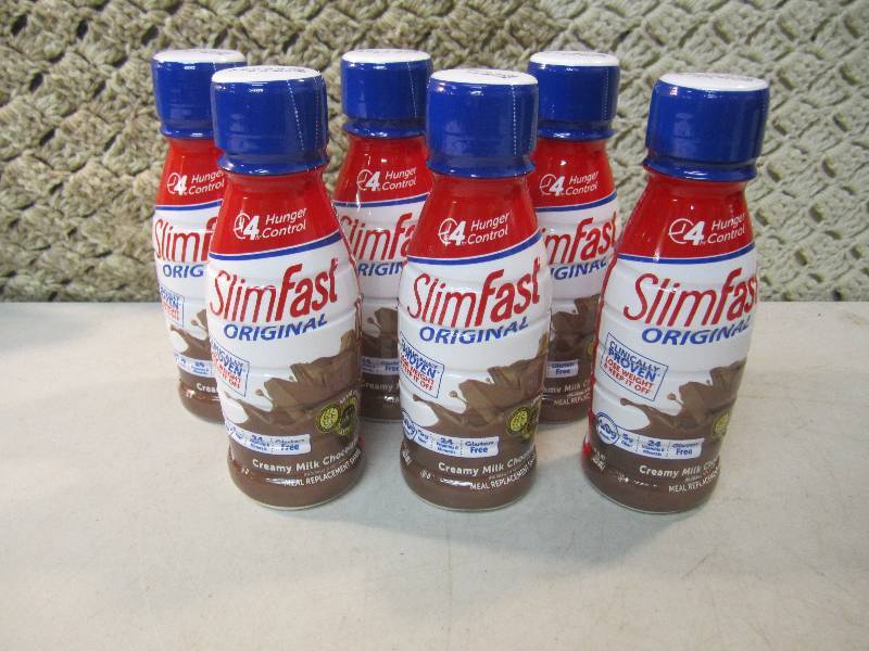 lot 122 image: 6 Bottles of Slim Fast Original Cre...