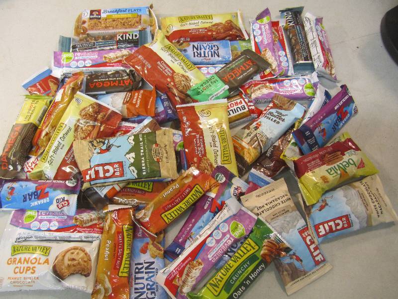 lot 132 image: Large Mixed Lot of Granola and Prot...