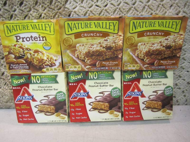 lot 142 image: 6 Boxes of Various GranolaProtein ...