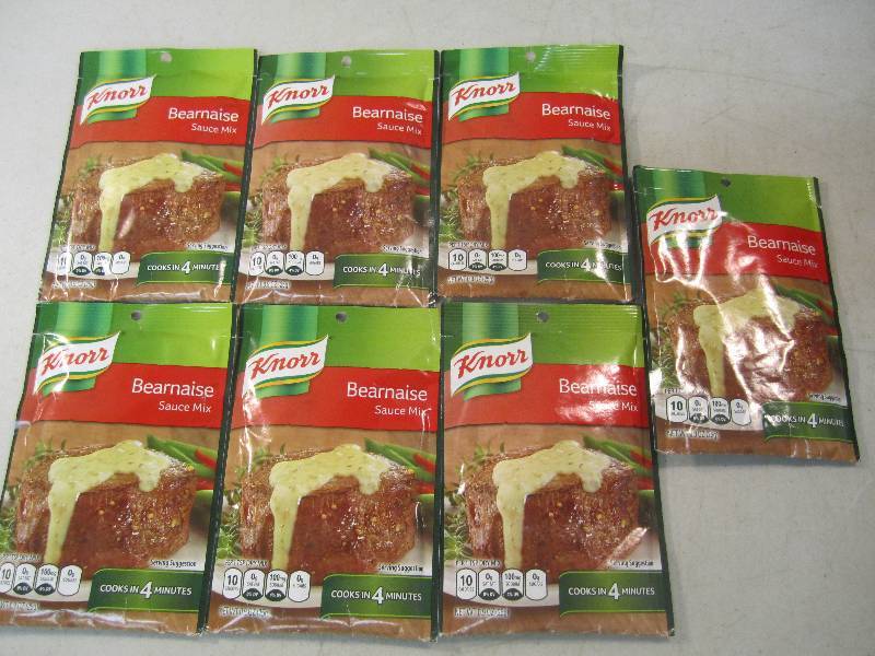 lot 151 image: 7 Bags of Bearnaise Sauce Mix Best ...