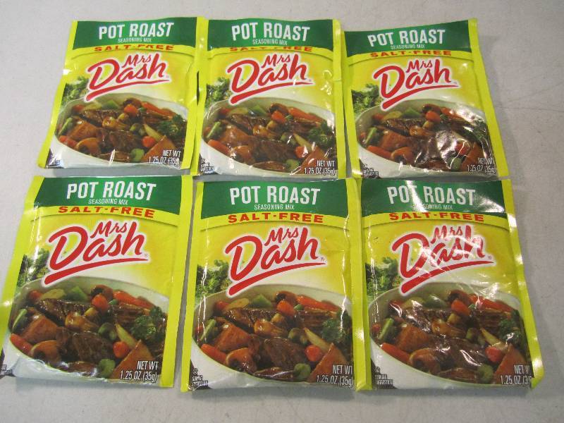lot 152 image: 6 Bags of Mrs Dash Pot Roast Season...