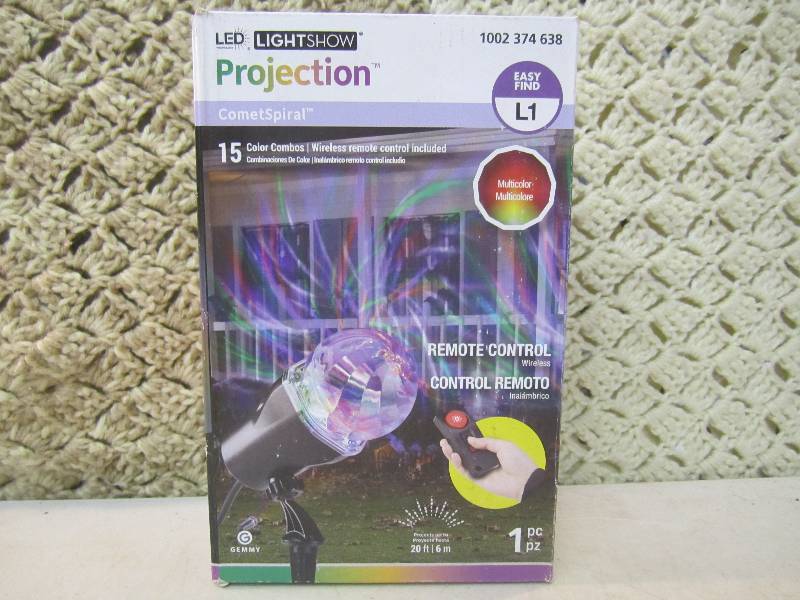 lot 158 image: LED Light Show Projection Comet Spi...