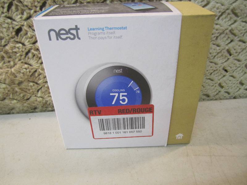 lot 177 image: Nest Learning Thermostat Open Box R...