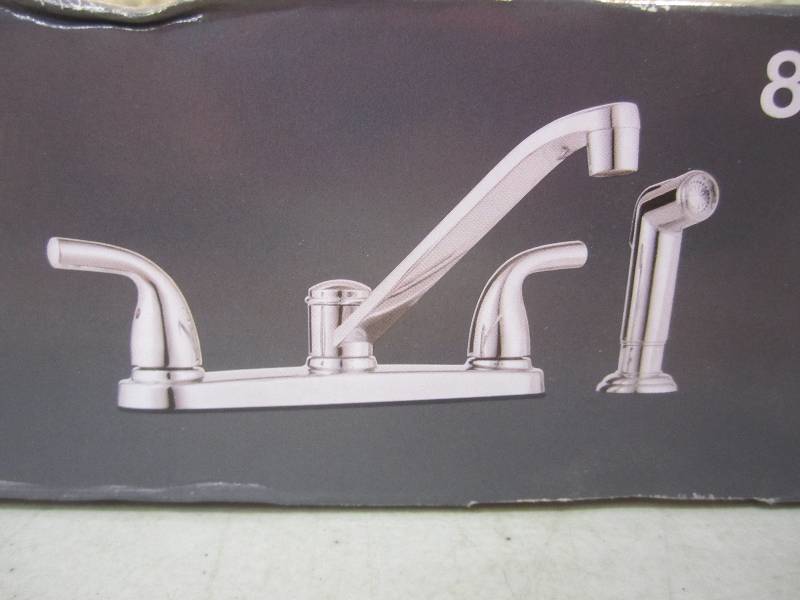 lot 191 image: Glacier Bay Chrome Builders Kitchen...