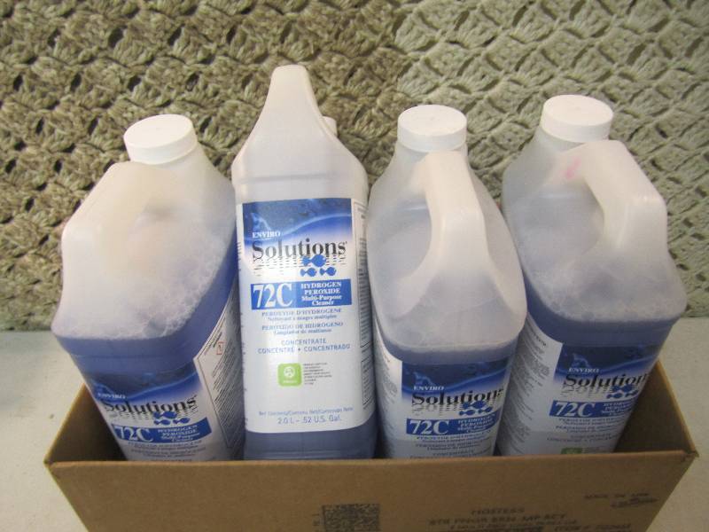 lot 196 image: 4 Bottles of Enviro Solutions 72C H...
