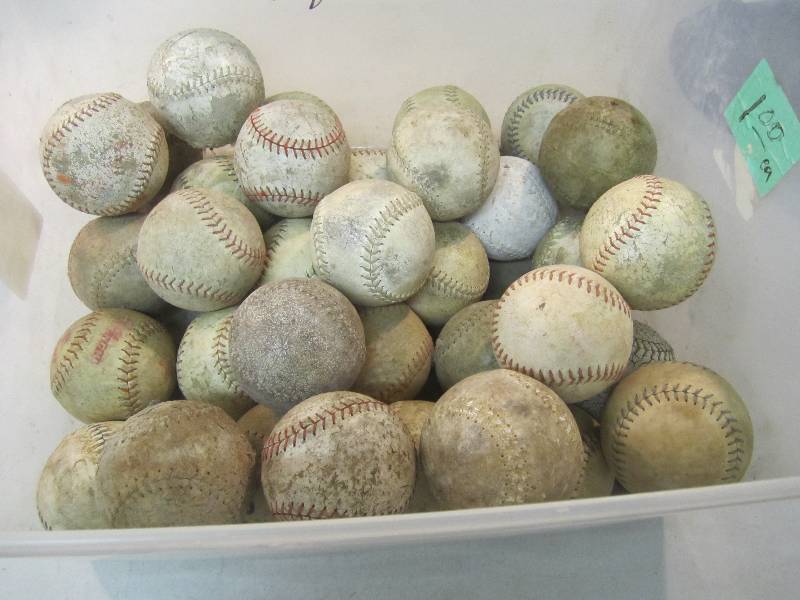 lot 205 image: Large Lot of Softballs approx. 34 b...
