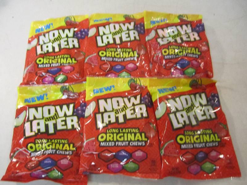 lot 222 image: 6 Bags of Now and Then Mixed Fruit ...