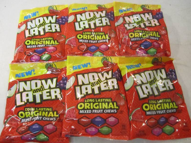 lot 223 image: 6 Bags of Now and Then Mixed Fruit ...