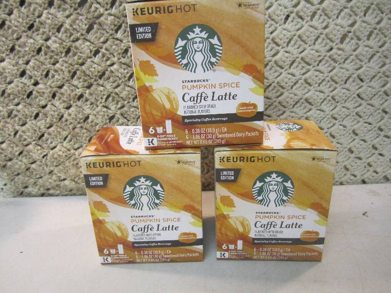 lot 228 image: 3 Boxes of Keurig Hot Starbucks Pum...