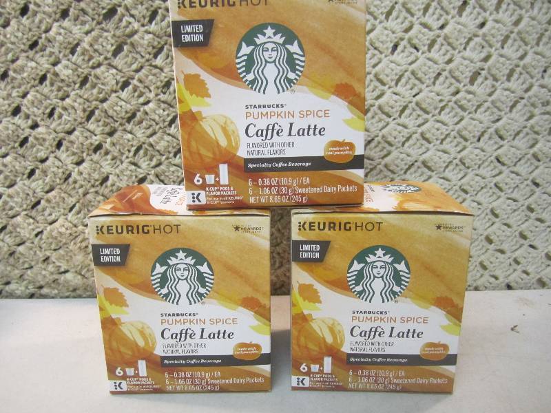 lot 229 image: 3 Boxes of Keurig Hot Starbucks Pum...