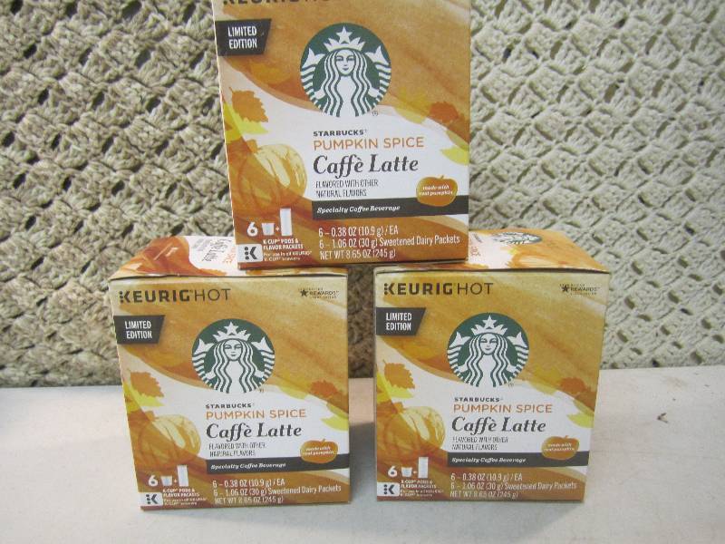 lot 230 image: 3 Boxes of Keurig Hot Starbucks Pum...