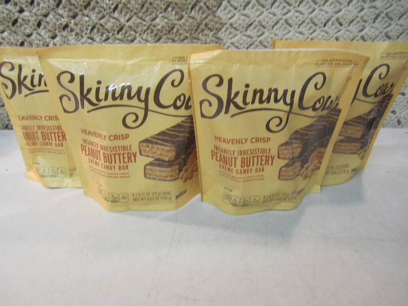 lot 232 image: 4 Bags of Skinny Cow Crisp Peanut B...