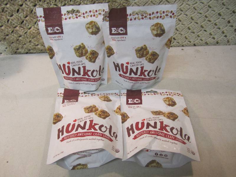 lot 235 image: 4 Bags of Hunkola Nutterly Awesome ...