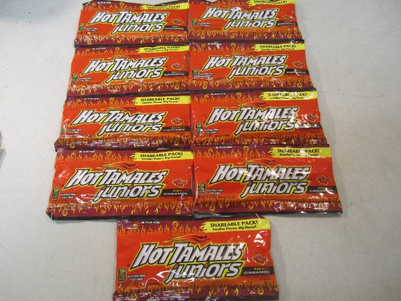 lot 245 image: 9 Bags of Hot Tamales Juniors Best ...