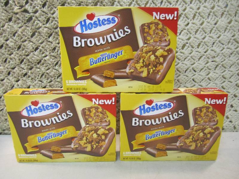 lot 258 image: 3 Boxes of Hostess Butterfinger Bro...