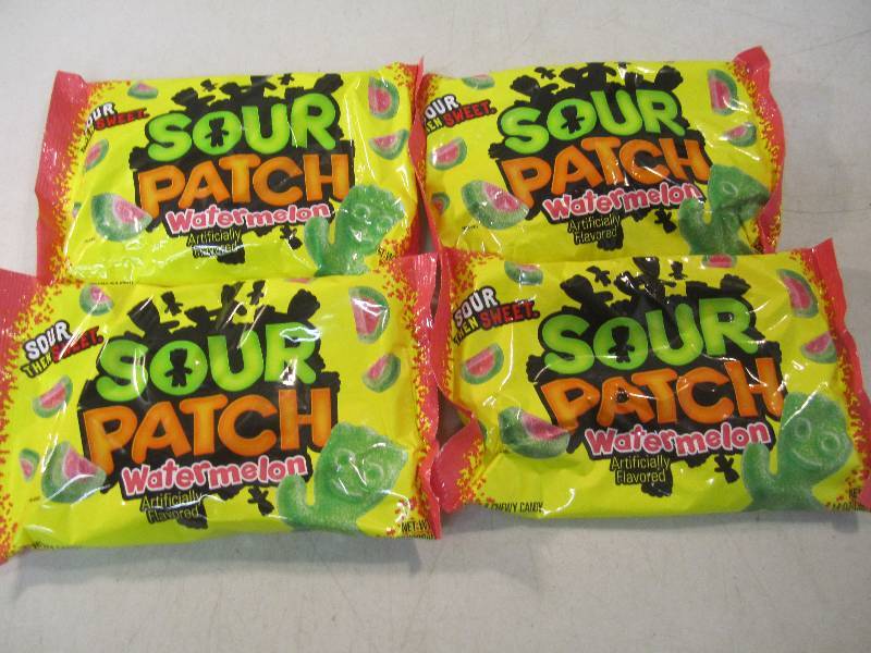 lot 267 image: 4 Bags of Sour Patch Watermelon Sou...