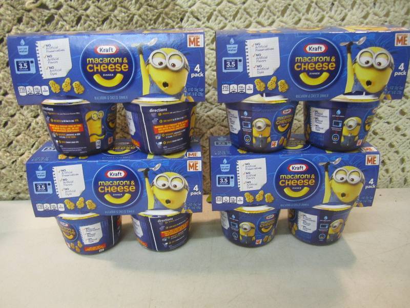 lot 273 image: 4 - 4 packs of Kraft Macaroni & Che...