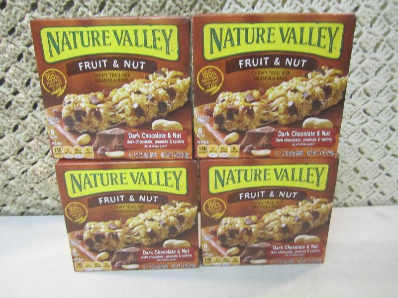 lot 303 image: 4 Boxes of Nature Valley Fruit & Nu...
