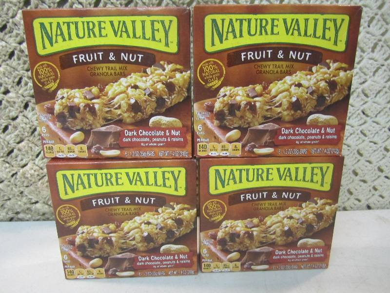 lot 304 image: 4 Boxes of Nature Valley Fruit & Nu...